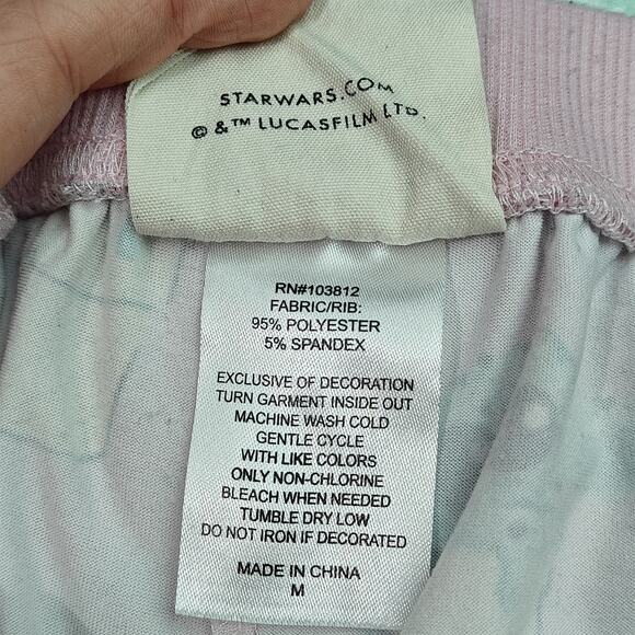 Munki Munki Star Wars Slumber Baby Yoda Grogu Ice Cream Pajama Womens M/L - Picture 7 of 11